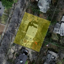 20 York Rd, Newton, MA 02468 aerial view