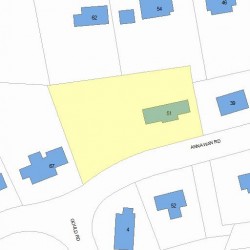 51 Annawan Rd, Newton, MA 02468 plot plan