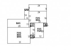 296 Islington Rd, Newton, MA 02466 floor plan