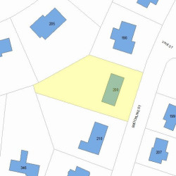 200 Brookline St, Newton, MA 02459 plot plan