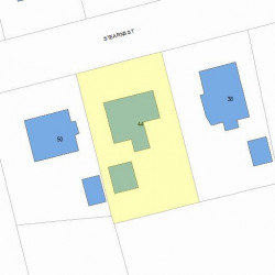 44 Stearns St, Newton, MA 02459 plot plan