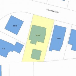 84 Charlesbank Rd, Newton, MA 02458 plot plan