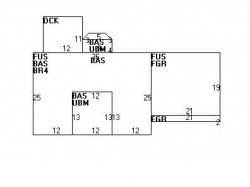 137 Christina St, Newton, MA 02461 floor plan