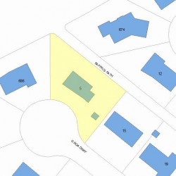 5 Kappius Path, Newton, MA 02459 plot plan