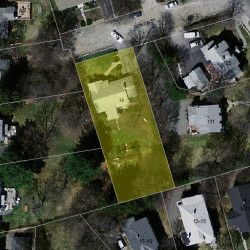 14 Bonita St, Newton, MA 02465 aerial view