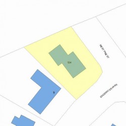 104 Pine St, Newton, MA 02466 plot plan