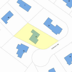 45 Dorothy Rd, Newton, MA 02459 plot plan