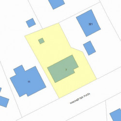 7 Winchester Plz, Newton, MA 02461 plot plan