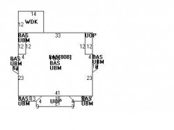 121 Cypress St, Newton, MA 02459 floor plan