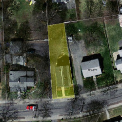 279 Webster St, Newton, MA 02466 aerial view