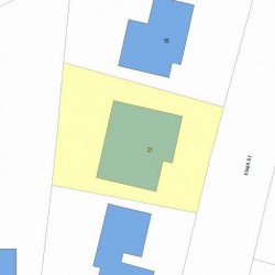 21 Ionia St, Newton, MA 02466 plot plan