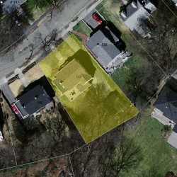 140 Oliver Rd, Newton, MA 02468 aerial view