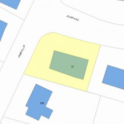 50 Joseph Rd, Newton, MA 02460 plot plan