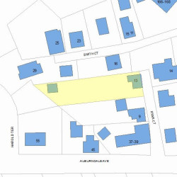 13 Ryan Ct, Newton, MA 02465 plot plan