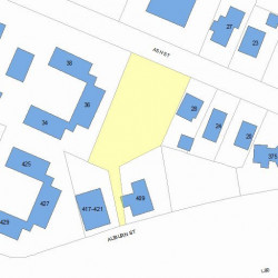 38 Ash St, Newton, MA 02466 plot plan