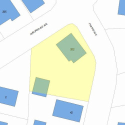 202 Auburndale Ave, Newton, MA 02466 plot plan