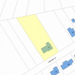 55 Goddard St, Newton, MA 02461 plot plan