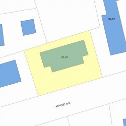 87 Atwood Ave, Newton, MA 02460 plot plan