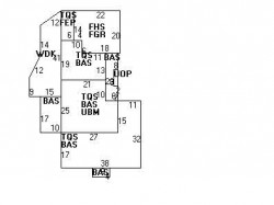 268 Woodward St, Newton, MA 02468 floor plan