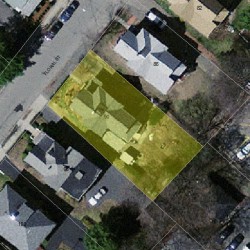 90 Floral St, Newton, MA 02461 aerial view