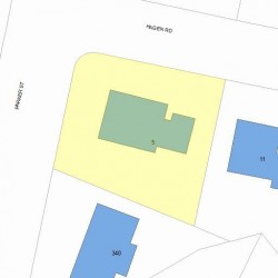 5 Hagen Rd, Newton, MA 02459 plot plan