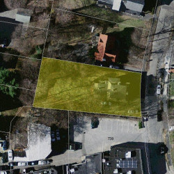 41 Chesley Rd, Newton, MA 02459 aerial view