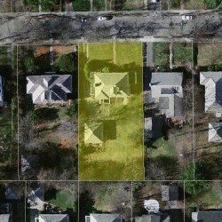 516 Ward St, Newton, MA 02459 aerial view