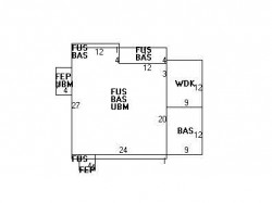 216 Jackson St, Newton, MA 02459 floor plan