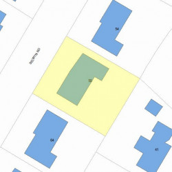 58 Selwyn Rd, Newton, MA 02461 plot plan