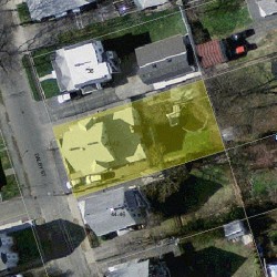 42 Dalby St, Newton, MA 02458 aerial view