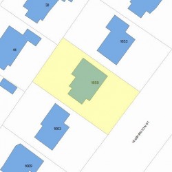 1659 Washington St, Newton, MA 02465 plot plan