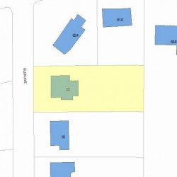 12 Glen Ave, Newton, MA 02459 plot plan