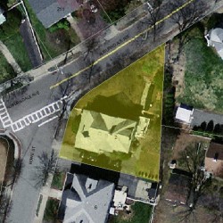 2 Rowe St, Newton, MA 02466 aerial view