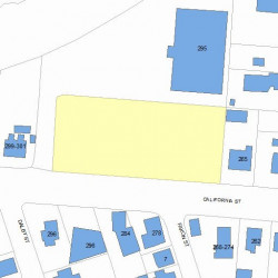 295 California St, Newton, MA 02458 plot plan