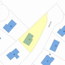 50 Grace Rd, Newton, MA 02459 plot plan