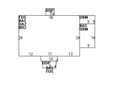 90 Rowena Rd, Newton, MA 02459 floor plan