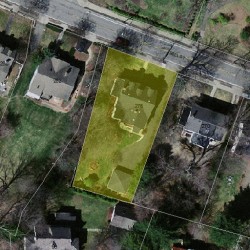 276 Mill St, Newton, MA 02459 aerial view