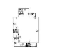 11 Middle St, Newton, MA 02458 floor plan