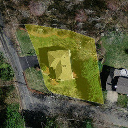 320 Dudley Rd, Newton, MA 02459 aerial view