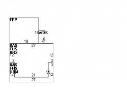 286 Cherry St, Newton, MA 02465 floor plan