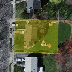 128 Upland Ave, Newton, MA 02461 aerial view