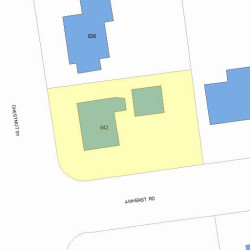 842 Chestnut St, Newton, MA 02468 plot plan