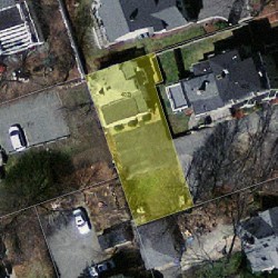 407 Cherry St, Newton, MA 02465 aerial view