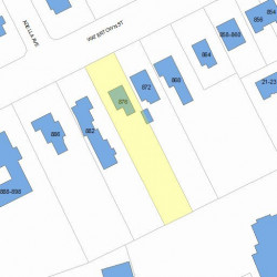 876 Watertown St, Newton, MA 02465 plot plan