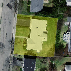 125 Evelyn Rd, Newton, MA 02468 aerial view