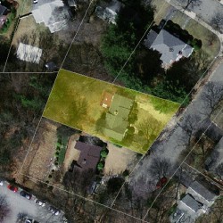 36 Longwell Rd, Newton, MA 02462 aerial view
