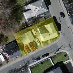 3 Chandler St, Newton, MA 02458 aerial view
