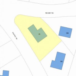 60 Pontiac Rd, Newton, MA 02468 plot plan