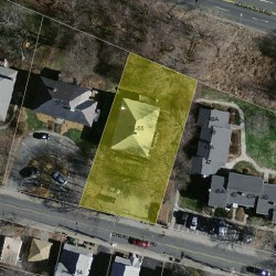 53 Charlesbank Rd, Newton, MA 02458 aerial view