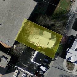 33 Nonantum Pl, Newton, MA 02458 aerial view